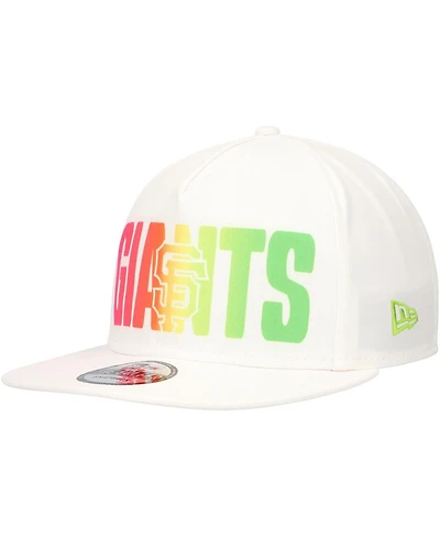 New Era Men's White San Francisco Giants Spring Spectrum Golfer Snapback Hat