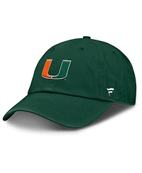 Fanatics Men's Green Miami Hurricanes Squad Club Adjustable Hat