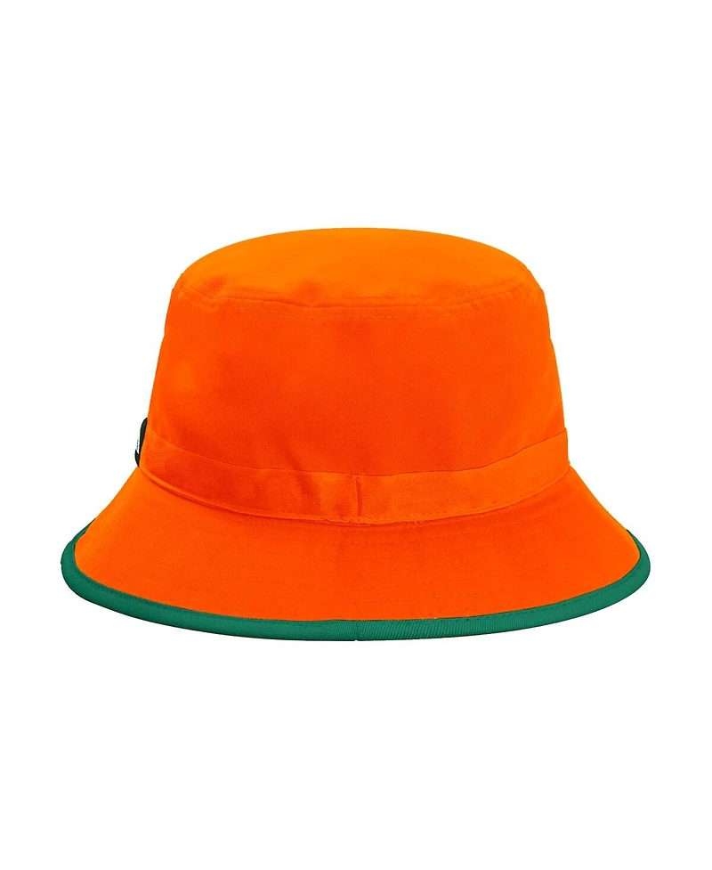 Adidas Men's Orange Miami Hurricanes Bucket Hat