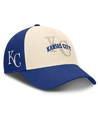 Nike Men's Royal/Natural Kansas City Royals Statement Club Performance Adjustable Hat
