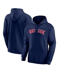 Logo Athletic Men's Navy Boston Red Sox Wordmark Hoodie