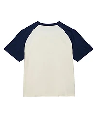 Mitchell & Ness Women's Cream Seattle Mariners Boyfriend Raglan T-Shirt