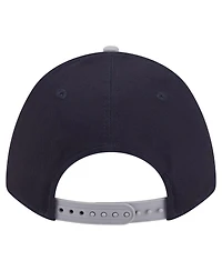 New Era Men's Navy/Gray Detroit Tigers Arch 9FORTY A-Frame M-Crown Adjustable Hat