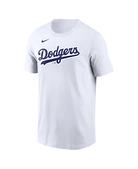 Nike Men's Shohei Ohtani White Los Angeles Dodgers Name Number T-Shirt