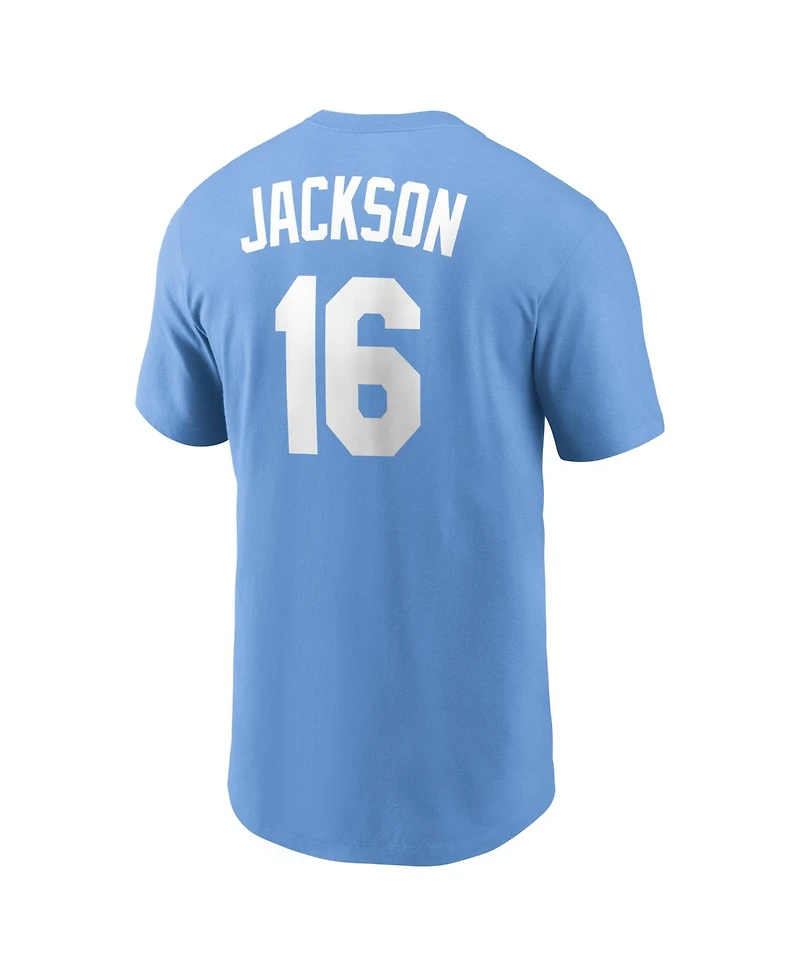 Nike Men's Bo Jackson Light Blue Kansas City Royals Cooperstown Collection Name Number T-Shirt