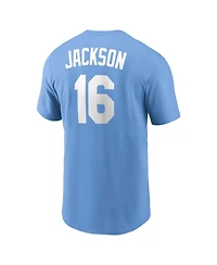 Nike Men's Bo Jackson Light Blue Kansas City Royals Cooperstown Collection Name Number T-Shirt