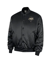Nike Men's Black 2026 Nba All-Star Game Satin Full-Snap Jacket