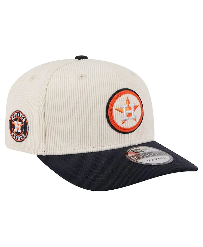 New Era Men's Cream Houston Astros Loyal 9SEVENTY Adjustable Hat