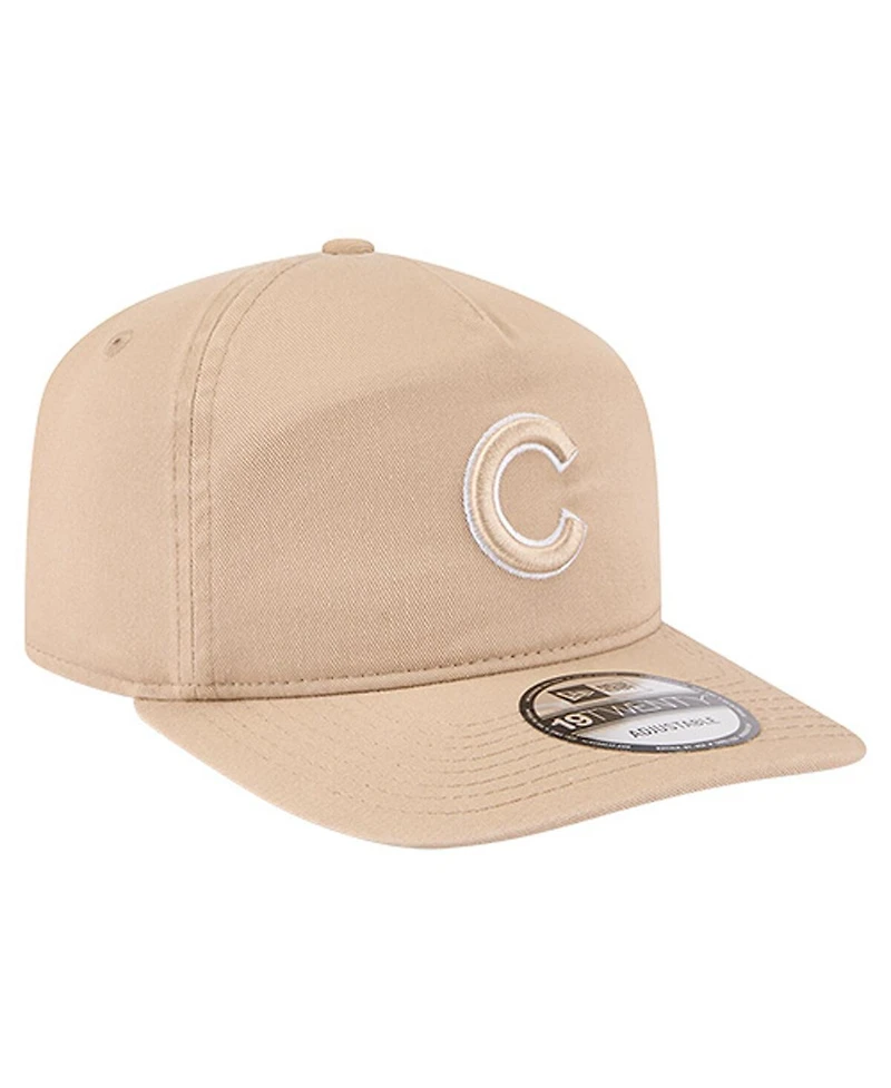 New Era Men's Light Beige Chicago Cubs Cam 19TWENTY Adjustable Hat