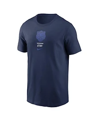 Nike Men's Navy Detroit Tigers City Connect 2-Hit T-Shirt