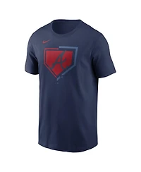 Nike Men's Navy Atlanta Braves Icon T-Shirt