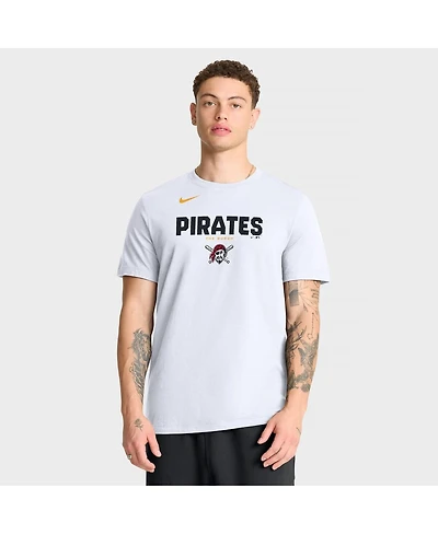 Nike Men's White Pittsburgh Pirates Bold Team Name T-Shirt