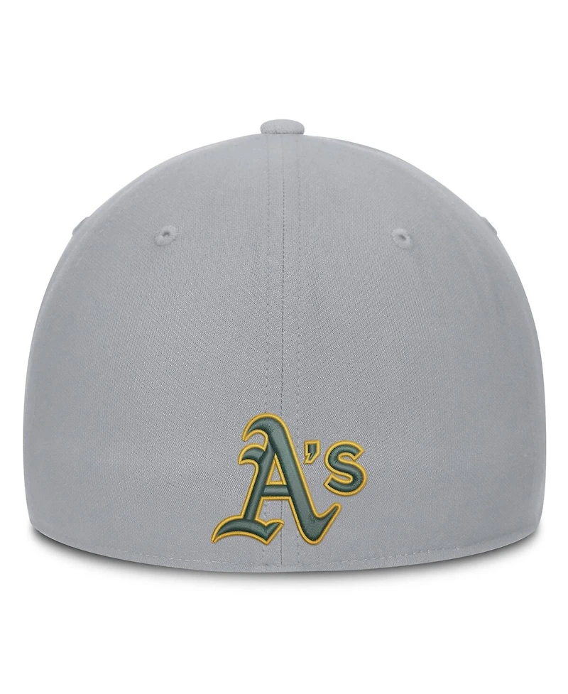 Nike Men's Gray Athletics Primetime Dri-fit Rise Bozz Flex Hat