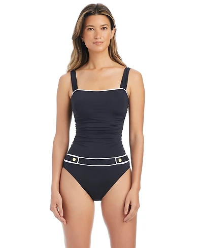 Bleu by Rod Beattie Women's Pull-On One-Piece Swimsuit