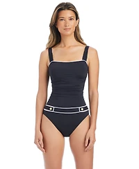 Bleu by Rod Beattie Women's Pull-On One-Piece Swimsuit