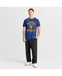 Nike Men's Royal Milwaukee Brewers Cooperstown Collection T-Shirt