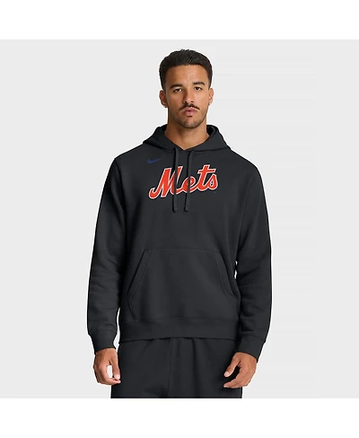 Nike Men's Black New York Mets Club Hoodie