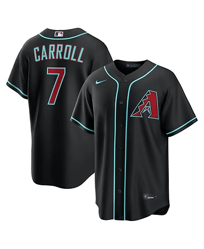 Nike Men's Corbin Carroll Black Arizona Diamondbacks Alternate Replica Jersey