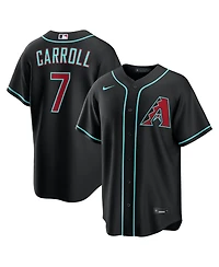 Nike Men's Corbin Carroll Black Arizona Diamondbacks Alternate Replica Jersey