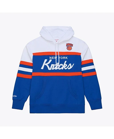 Mitchell & Ness Men's Royal New York Knicks Head Coach Hoodie