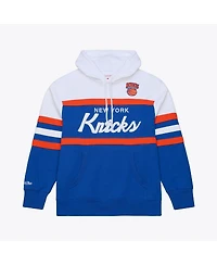 Mitchell & Ness Men's Royal New York Knicks Head Coach Hoodie