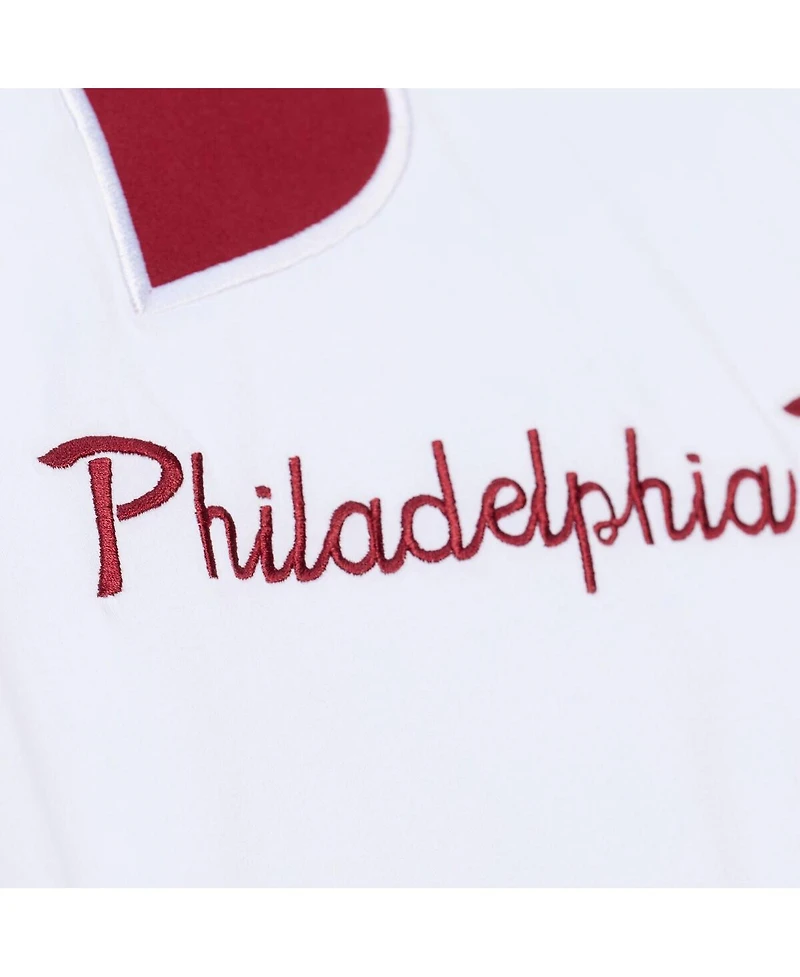 Mitchell & Ness Men's White Philadelphia Phillies Cooperstown Collection Arctic T-Shirt