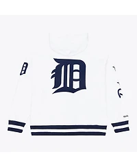 Mitchell & Ness Men's White Detroit Tigers Cooperstown Collection Fleece Hoodie