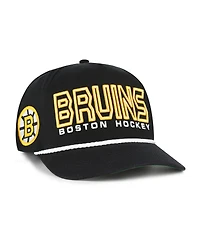 '47 Brand Men's Black Boston Bruins Byline Hitch Adjustable Hat