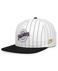 Nike Men's White/Black San Diego Padres Cooperstown Collection Pro Adjustable Hat