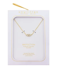 Unwritten Cubic Zirconia Evil Eye Pendant Necklace