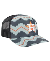 New Era Men's Denim/Navy Houston Astros Aztec Denim 9SEVENTY Adjustable Hat