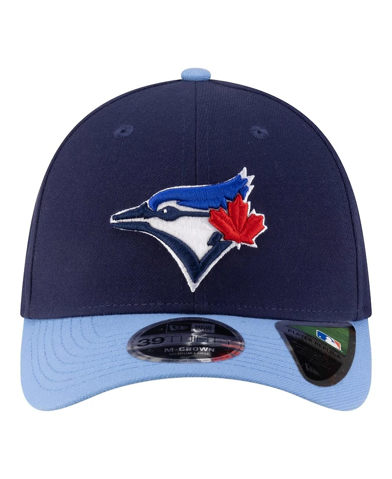 New Era Men's Navy Toronto Blue Jays Alternate Player Replica 39THIRTY M-Crown Flex Hat