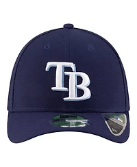 New Era Men's Navy Tampa Bay Rays Player Replica 39THIRTY M-Crown Flex Hat