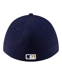 New Era Men's Gold/Navy Milwaukee Brewers Player Replica 39THIRTY M-Crown Flex Hat