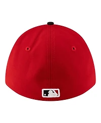 New Era Men's Red Cincinnati Reds Player Replica 39THIRTY M-Crown Flex Hat