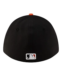 New Era Men's Black Baltimore Orioles Alternate Player Replica 39THIRTY M-Crown Flex Hat
