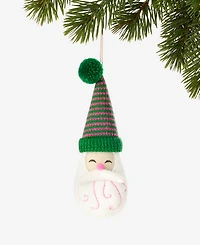Holiday Lane Merry Magic Santa Gnome Ornament, Macy's Exclusive