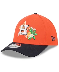 New Era Men's Orange/Navy Houston Astros 2026 Spring Training M-Crown 39THIRTY Flex Hat