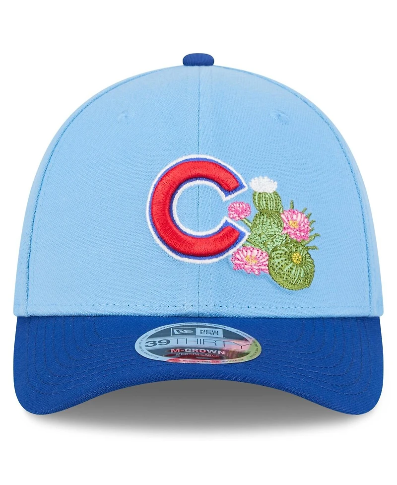 New Era Men's Light Blue/Royal Chicago Cubs 2026 Spring Training M-Crown 39THIRTY Flex Hat