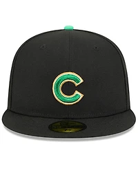 New Era Men's Black Chicago Cubs 2026 St. Patrick's Day 59FIFTY Fitted Hat