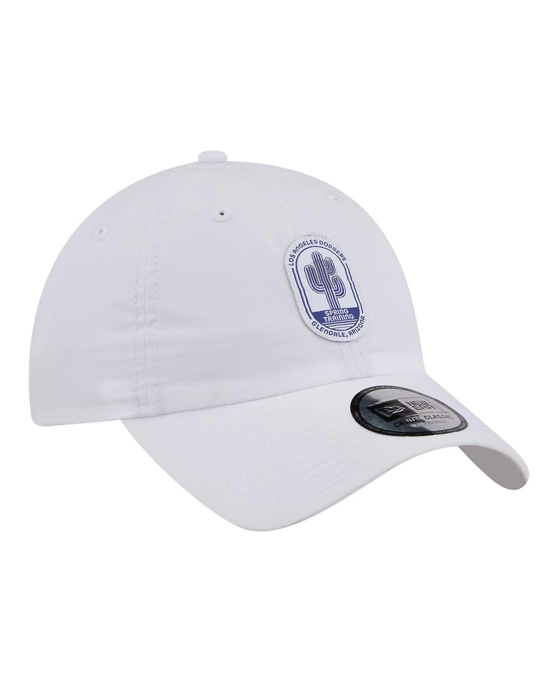 New Era Men's White Los Angeles Dodgers 2026 Spring Training Fan Pack Icon Casual Classic Adjustable Hat