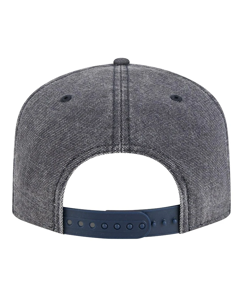 New Era Men's Heather Gray Detroit Tigers Throwback Denim Classic 19TWENTY Adjustable Hat