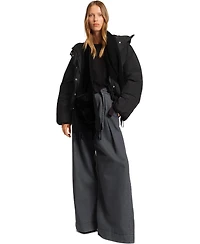 Boss by Hugo Women's Crinkle Fabric Regular-Fit Jacket