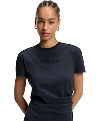 Boss by Hugo Boss Women's Mercerised Cotton Slim-Fit T-Shirt