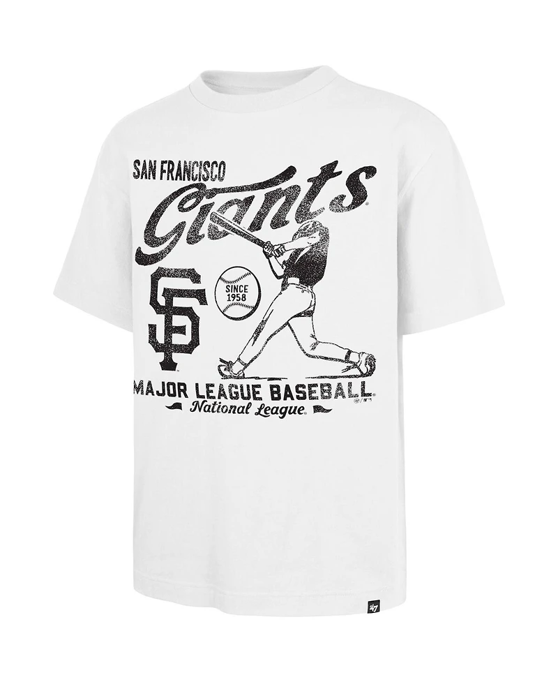 '47 Brand Men's White San Francisco Giants Regional Batter Foundation T-Shirt