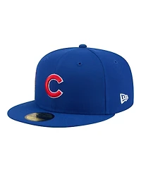 New Era Men's Royal Chicago Cubs City Patch 59FIFTY Fitted Hat