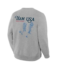 Fanatics Men's Heather Gray Team Usa Milano Cortina 2026 Winter Olympics Curling Sweatshirt