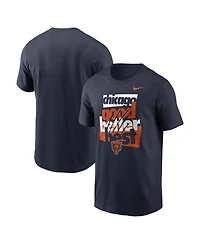 Nike Men's Navy Chicago Bears Local Phrase Club T-Shirt