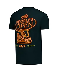 Breezy Golf Men's Black Wm Phoenix Open People's Open 24/7 T-Shirt