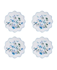 Avanti Bluebird Woven Braided Round Placemats, Set of 4